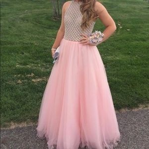 PINK prom dress